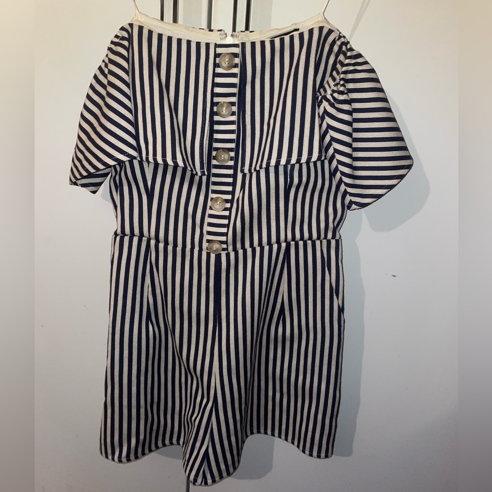 Sugar lips off the shoulder/strapless romper